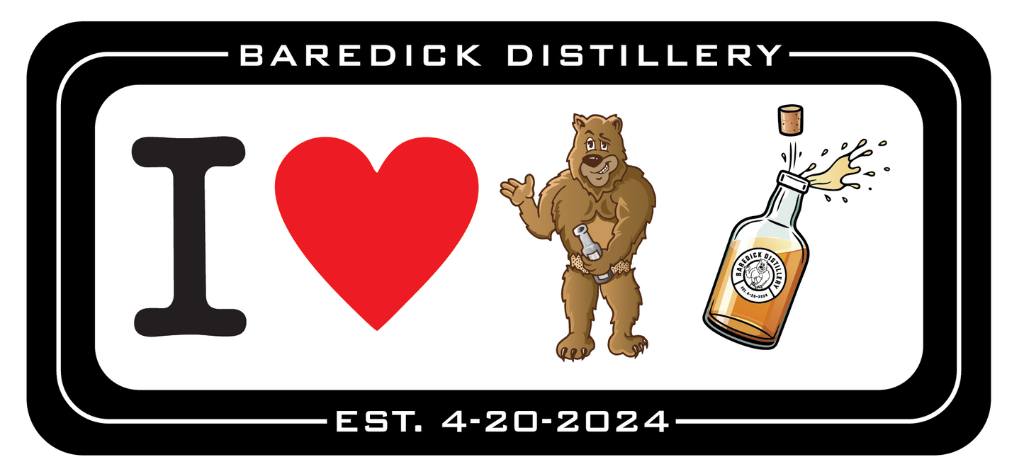 I LUV BAREDICK STICKER