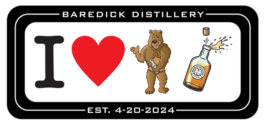 I LUV BAREDICK STICKER
