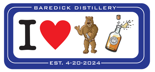 I LUV BAREDICK STICKER